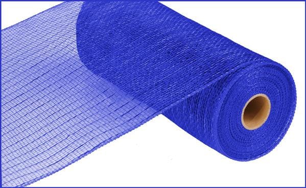 10"X10YD Metallic Mesh - Royal Blue W/Blue Foil Craig Bachman RE800125