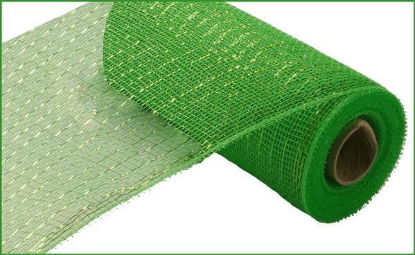 10"X10YD Metallic Value Mesh - Lime W/Lime Foil Craig Bachman RE800168