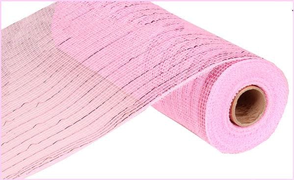 10"X10YD Metallic Value Mesh - Pink W/Pink Foil Craig Bachman RE800122