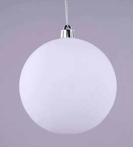 100Mm Smooth Flocked Ball Ornament Craig Bachman XH113727