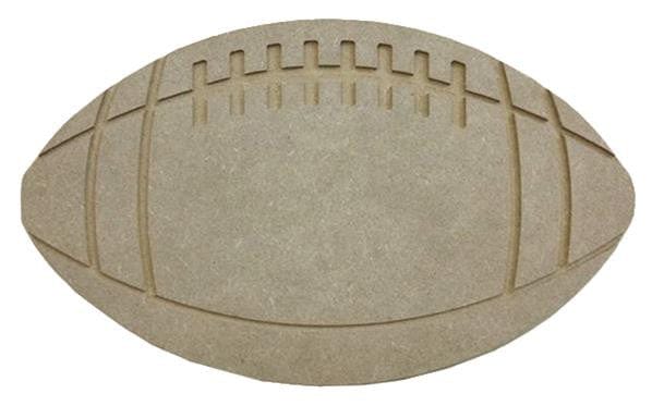 11"L MDF Football Shirley's Direct AB2340