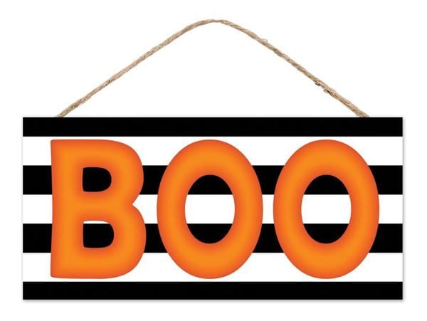 12.5"L Mdf Bold "Boo" Sign Craig Bachman AP7317