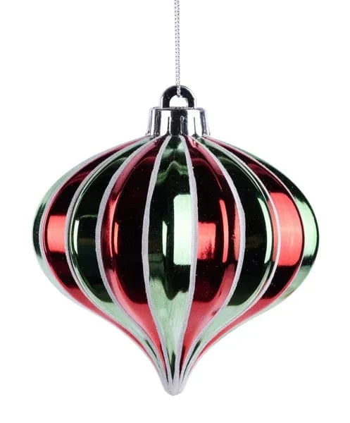 120Mm Dia Vertical Stripe Onion Ornament Craig Bachman XJ730285