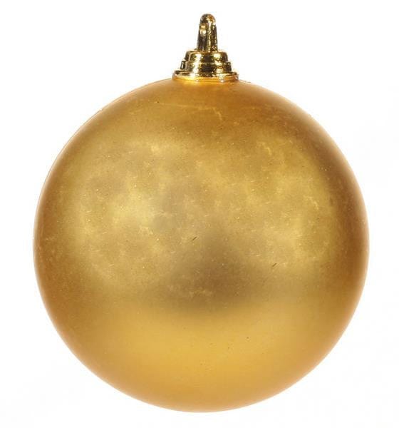 120MM V.P. Smooth Ball Ornament-Matte GOLD Shirley's Direct XJ666508