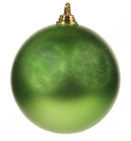 120MM V.P. Smooth Ball Ornament-Matte Lime Shirley's Direct XJ666569