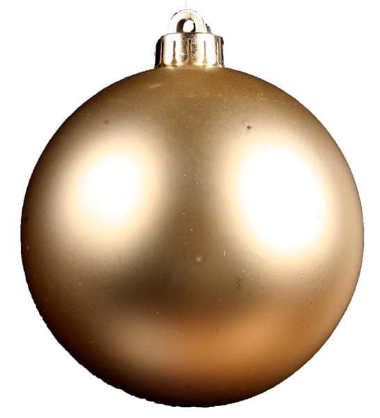 120MM V.P. Smooth Ball Ornament-Matte LT Gold Shirley's Direct XJ6665JJ