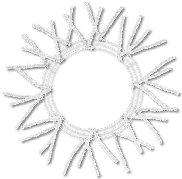 15" WIRE, 25" OAD-PENCIL WORK - WREATH X18 TIES, WHITE Craig Bachman XX750427