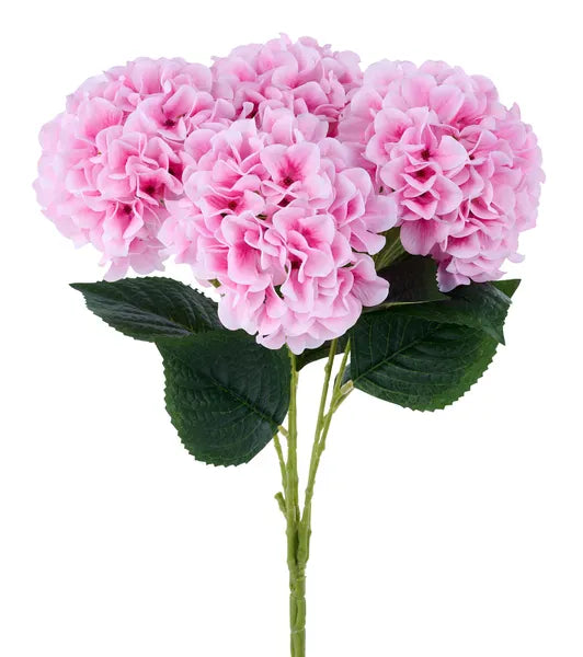 18.5"L Fabric Hydrangea Bush x 5 Craig Bachman FN175534