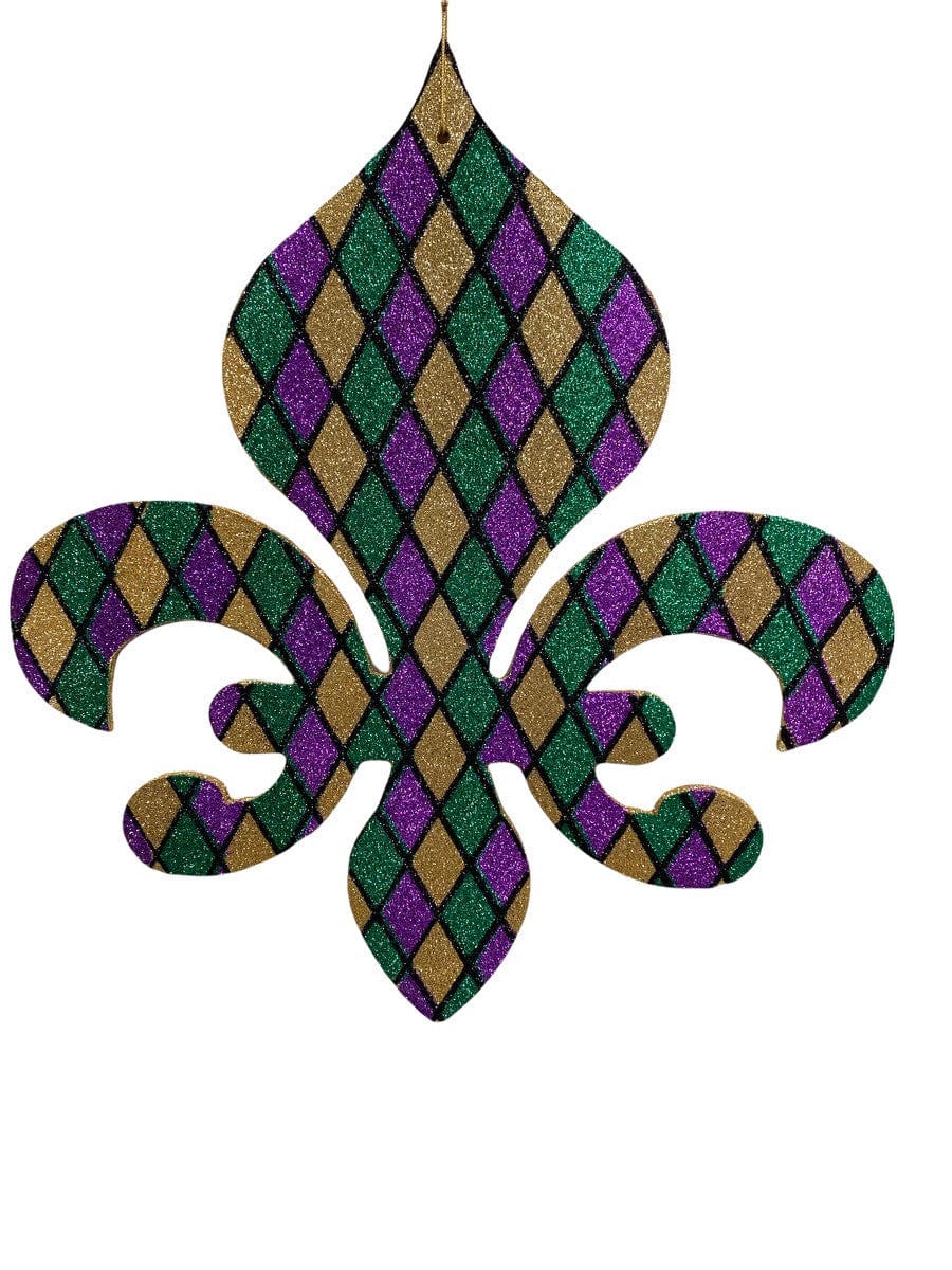 18"H X 16"W Foam Board Emblem - Mardi Gras Shirley's Direct 77041