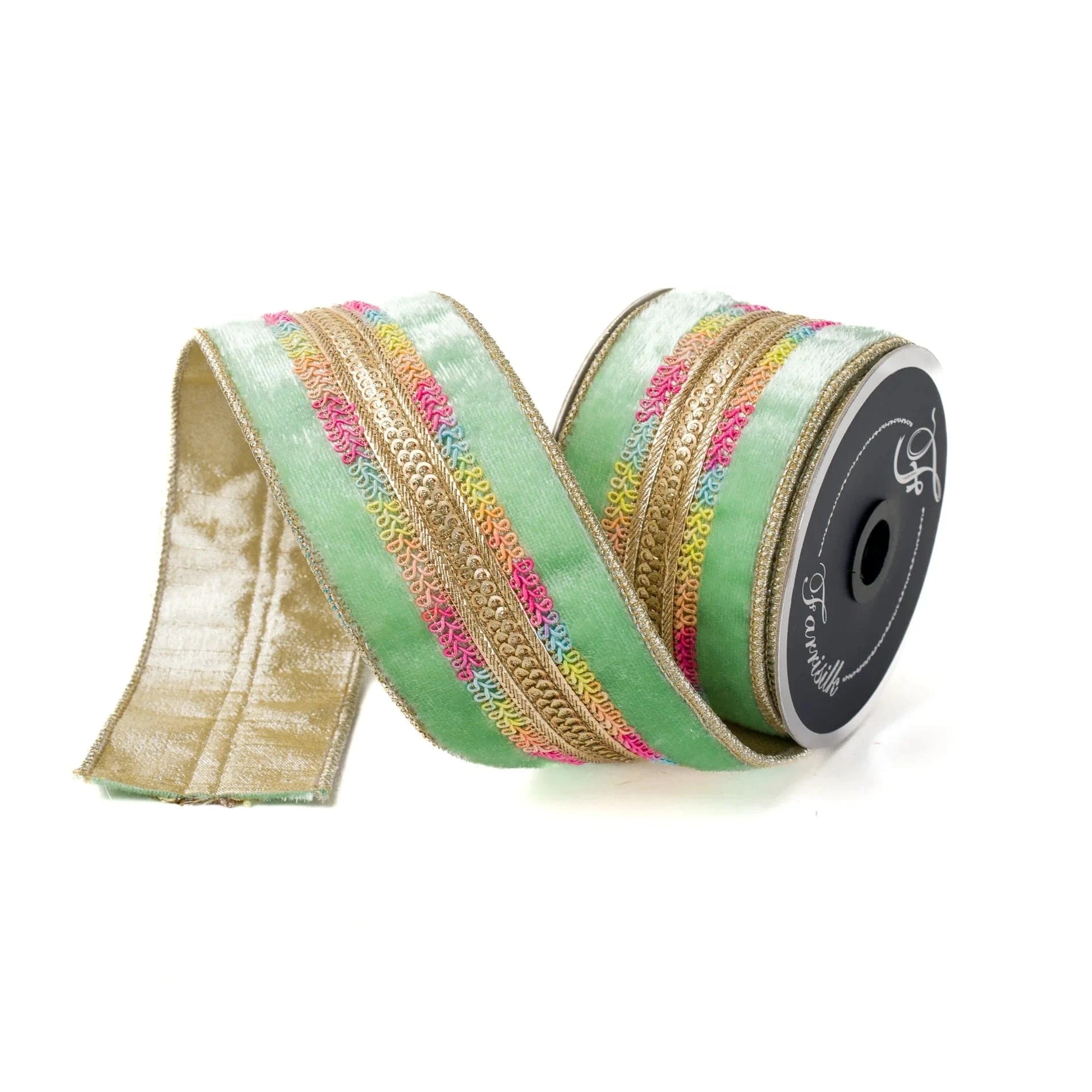2.5"  10 YDS -SHERBERT SHIMMER FARRISILK-RK646-13 FARRISILK RK646-13