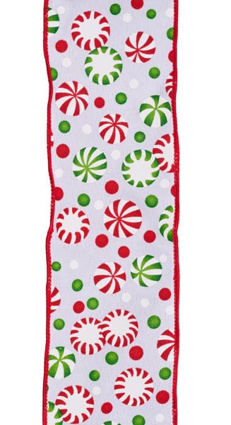 2.5" x 10yd Christmas Candy Shirleys of Collins RGF14278R