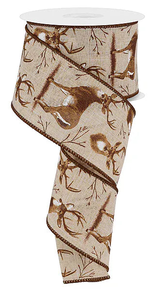 2.5" x 10yd Deer - Natural/White/Brown/Tan Craig Bachman RGE174818