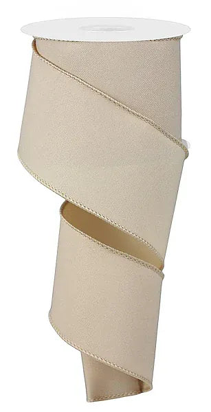 2.5" x 10yd Diagonal Weave Fabric -  Light Beige Craig Bachman RGE120301
