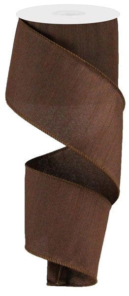 2.5" X 10YD FAUX DUPIONI - CHOCOLATE Craig Bachman RD110542