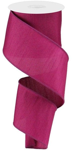 2.5" X 10YD FAUX DUPIONI - FUCHSIA Craig Bachman RD110207