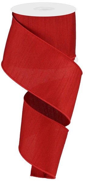 2.5" X 10YD FAUX DUPIONI - RED Craig Bachman RD110224