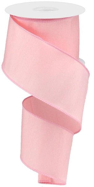 2.5" X 10YD FAUX DUPIONI - SOFT PINK Craig Bachman RD11023J