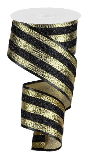 2.5" x 10yd Glitter Stripes Craig Bachman RG080297K