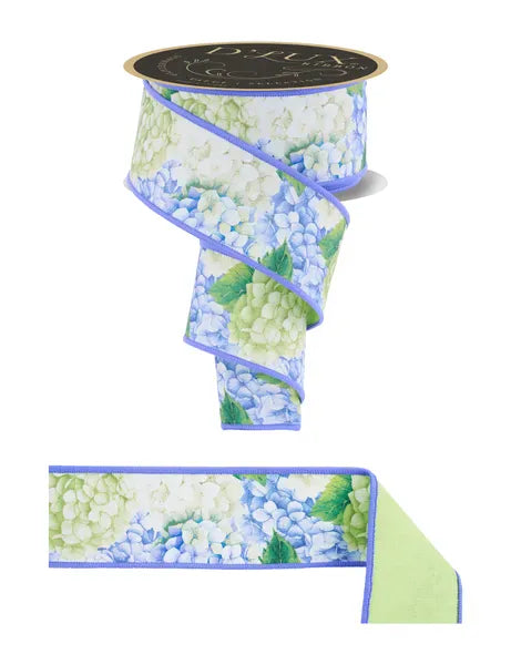 2.5" x 10yd Hydrangea/Fused Craig Bachman LX123203