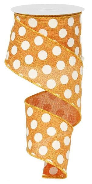 2.5" X 10Yd Medium Multi Dots - Orange/White Craig Bachman RX9146KJ