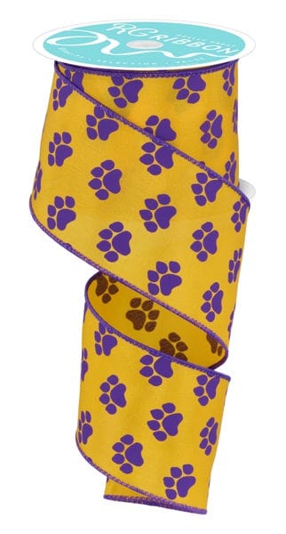 2.5" x 10yd Paw Print Craig Bachman RGf1284CN