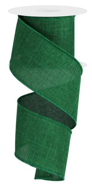 2.5" x 10yd Royal Burlap - Emerald Green Craig Bachman Ribbon RG127906