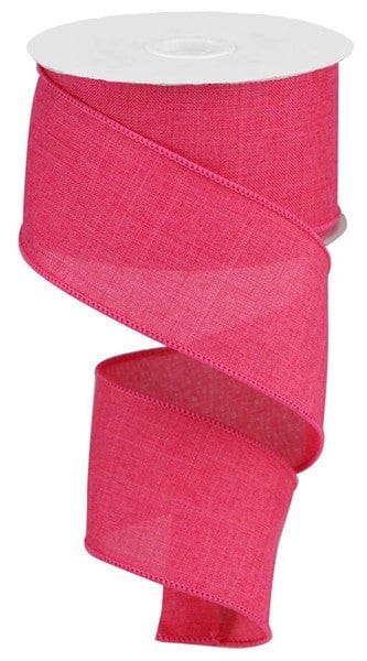 2.5" X 10YD ROYAL BURLAP -HOT PINK Craig Bachman RG127911