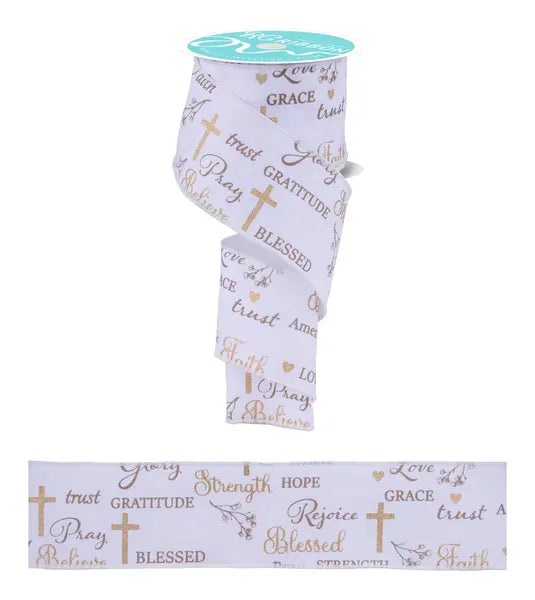 2.5" x 10yd Words Of Faith Craig Bachman RGH113327