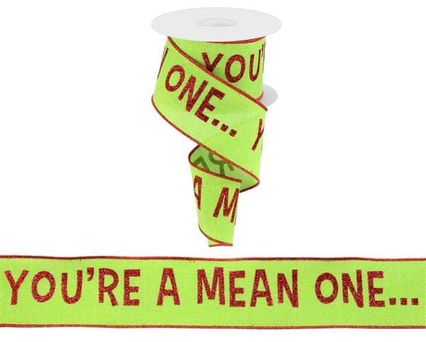 2.5" x 10yd You're A Mean One/Royal Craig Bachman RGC181033