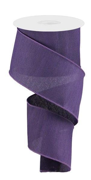 2.5"X10YD FAUX DUPIONI - EGGPLANT Craig Bachman RD1105A5