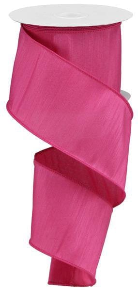 2.5"X10YD FAUX DUPIONI - HOT PINK Craig Bachman RD110211