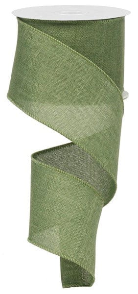 2.5"X10YD ROYAL BURLAP - CLOVER GREEN Craig Bachman RG1279AM