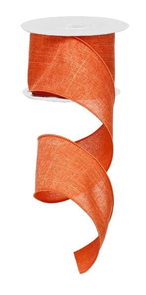 2.5"X10YD Royal Burlap - DK Coral Craig Bachman Ribbon RG1279NE