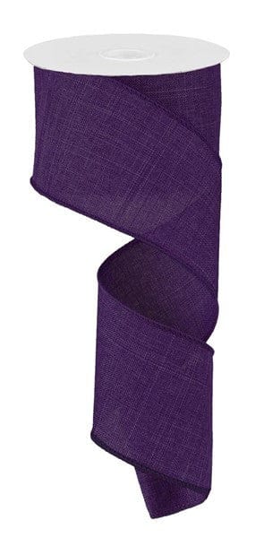 2.5"X10YD ROYAL BURLAP - PURPLE Craig Bachman Ribbon RG127923