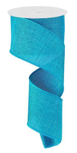 2.5"X10YD Royal Burlap - Turquoise Shirley's Direct RG127A2