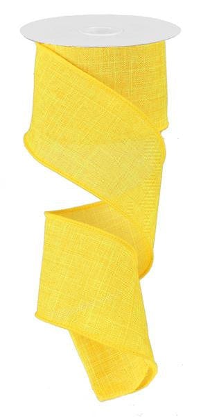 2.5"X10YD Royal Burlap - Yellow Shirley's Direct RG127929