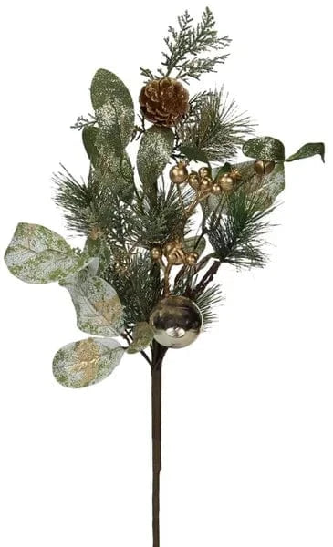 23.5"L Glitter Cedar/Pine/Bell Spray Craig Bachman XX8420