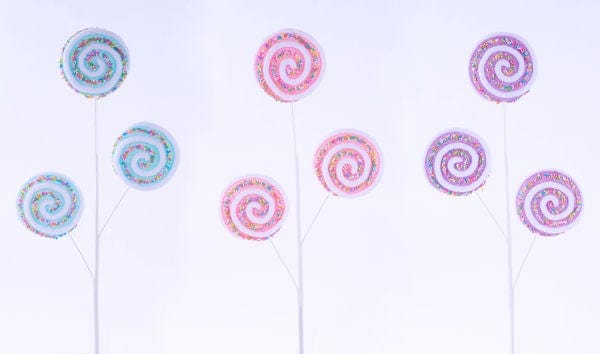 24"L Candy Sprinkle Swirl Spray Shirleys of Collins