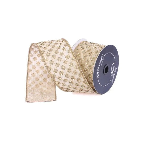 3"X 5YDS -LATTICE DIAMONDS FARRISILK-RK796-50 FARRISILK RK796-50