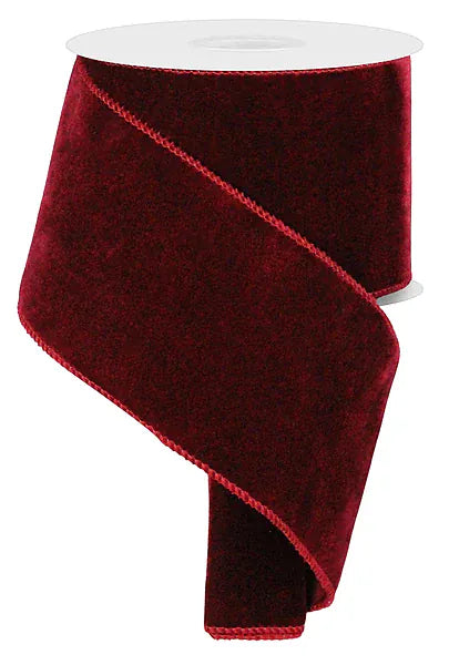 4" x 10yd Deluxe Velvet/Satin Backing -  Burgundy Craig Bachman RGE166005