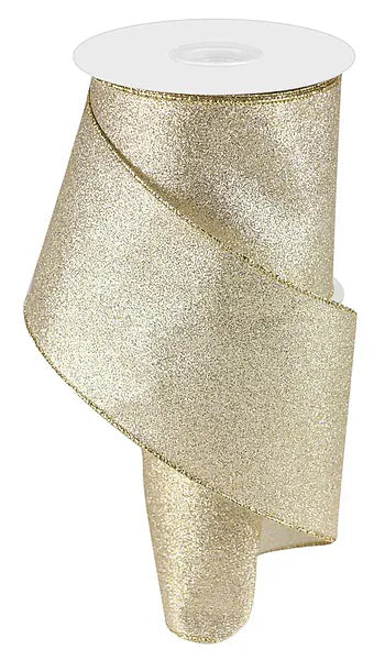 4" x 10yd Shimmer Glitter - Champagne Craig Bachman RGC159844