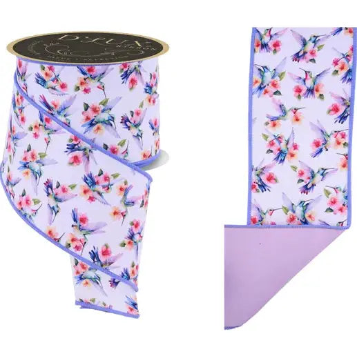 4"X10YD Hummingbird Ribbon Craig Bachman LX178YH