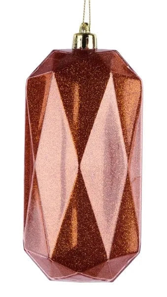 5.5"L x 2.5"W Cubic Rectangle Gem Ornament-Copper Craig Bachman XJ716248