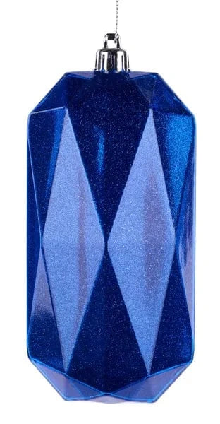 5.5"L x 2.5"W Cubic Rectangle Gem Ornament-Royal Blue Craig Bachman XJ716225