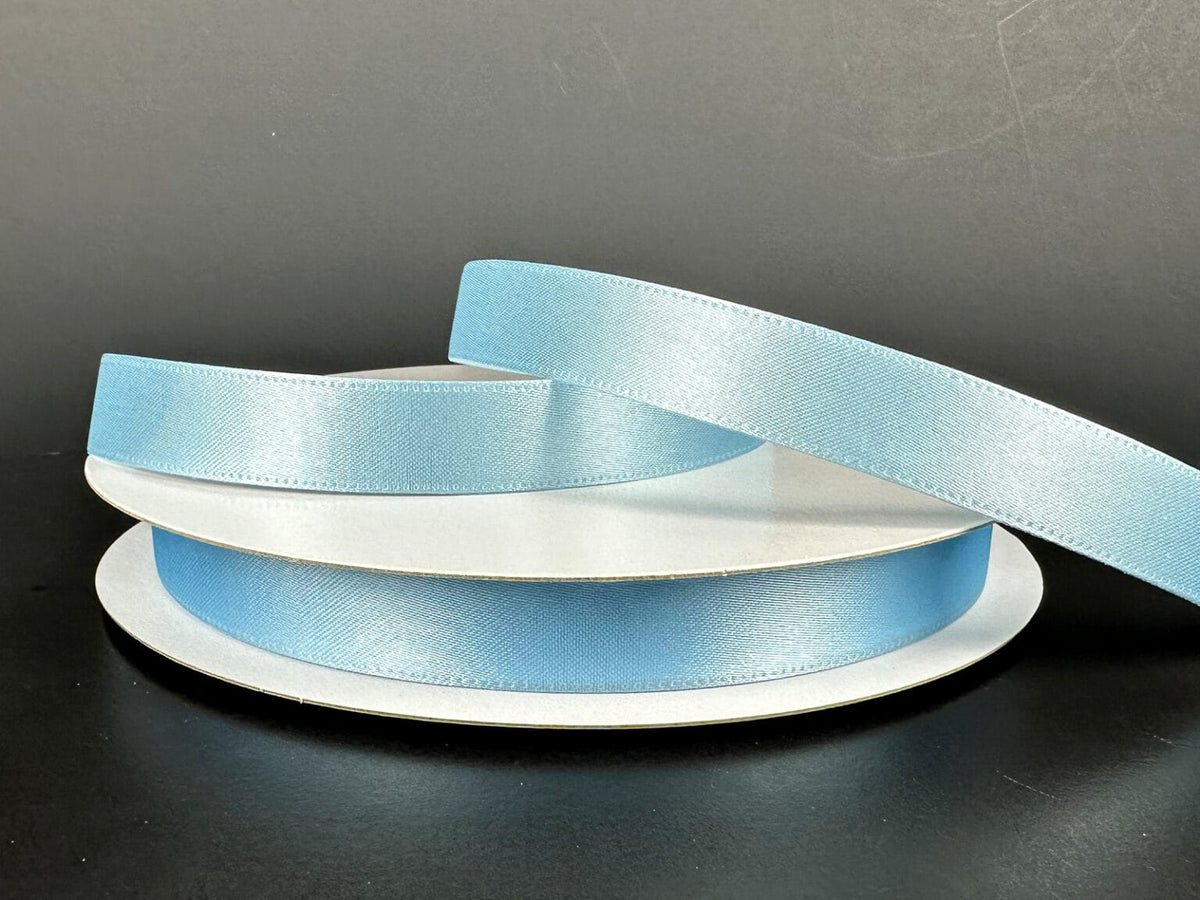 5/8"X100YD LIGHT BLUE STIFF SINGLE FACE SATIN Jascotina 921003-04