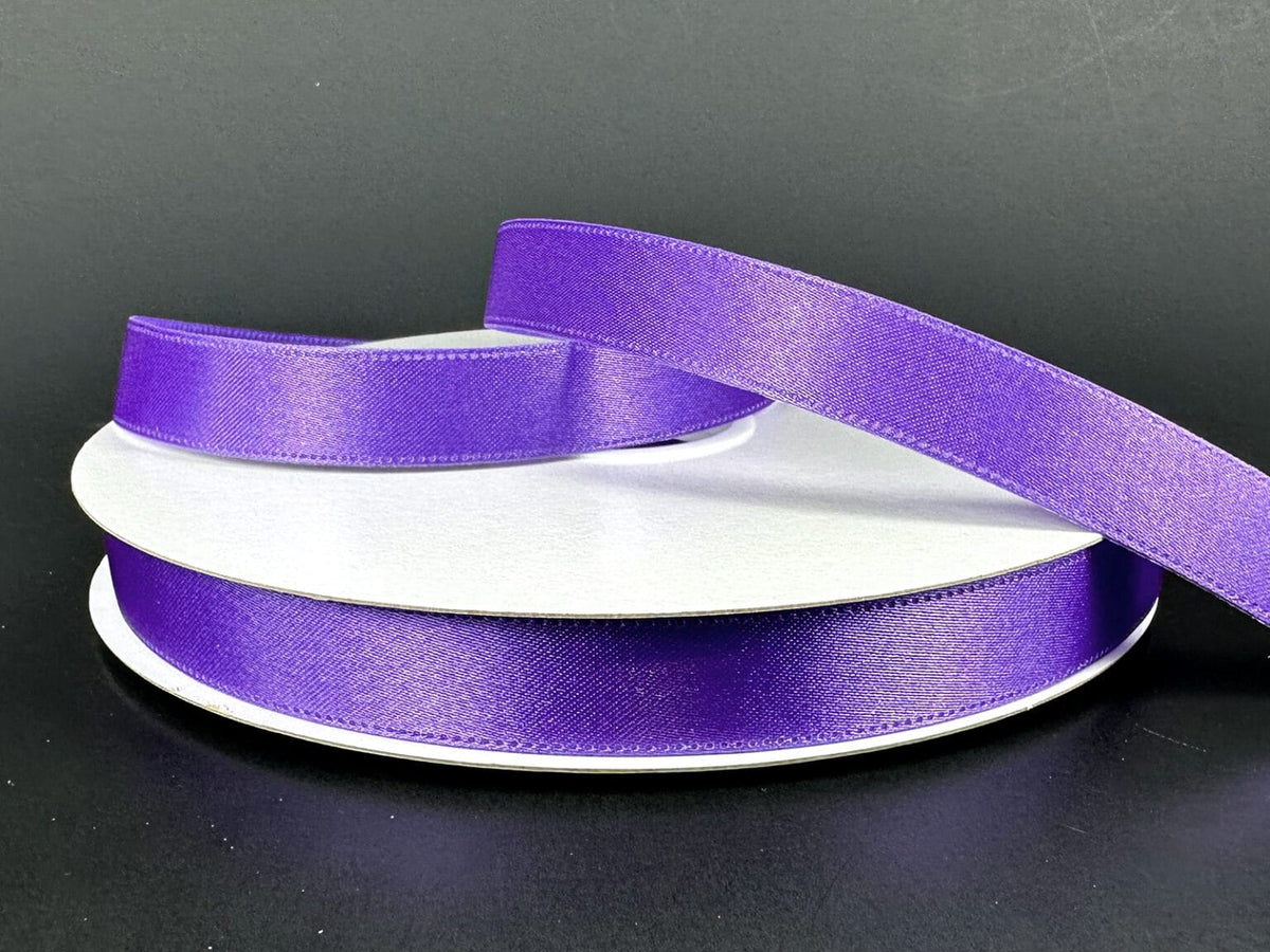 5/8"X100YD PURPLE STIFF SINGLE FACE SATIN Jascotina 921003-11