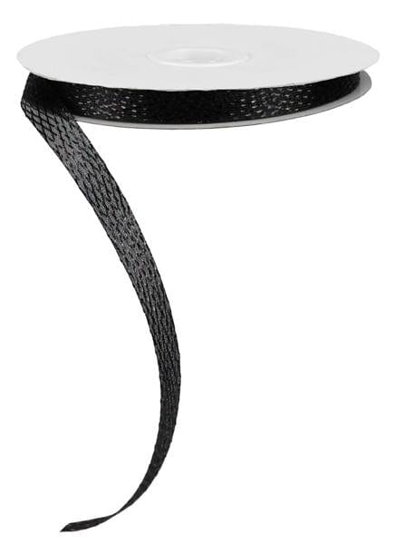 .5" x 30yd Metallic Corsage Ribbon - Black Craig Bachman Ribbon RS4039E5