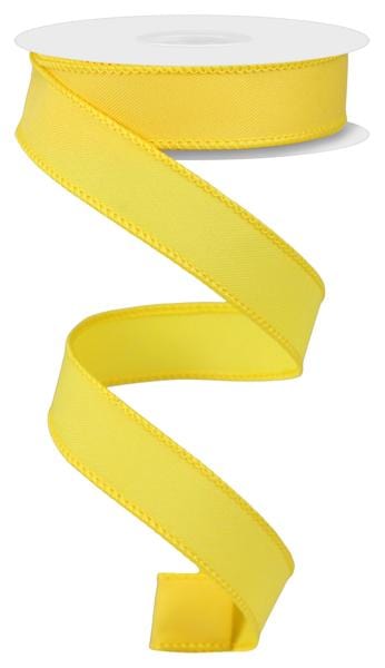 7/8" x 10yd Diagonal Weave - Yellow Craig Bachman Ribbon RGE720229