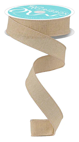 7/8" x 10yd Royal Burlap - CREAM Craig Bachman RG7278C2