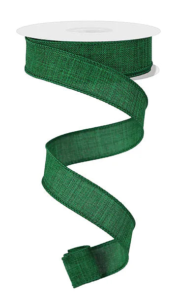 7/8" x 10yd Royal Burlap - Emerald Green Craig Bachman RG727806